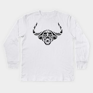 Buffalo Head Kids Long Sleeve T-Shirt